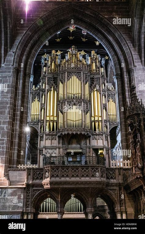 Chester cathedral organ hi-res stock photography and images - Alamy