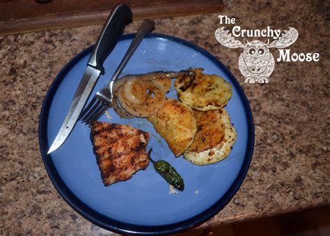 The Crunchy Moose: Grilled Chicken & Patty Pan Squash