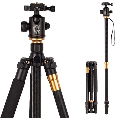 QZSD Q999 Photographic Portable Tripod To Monopod+Ball Head For DSLR Camera Fold 43cm Max ...