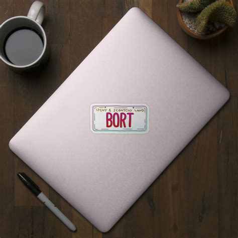 Bort - Itchy - Sticker | TeePublic