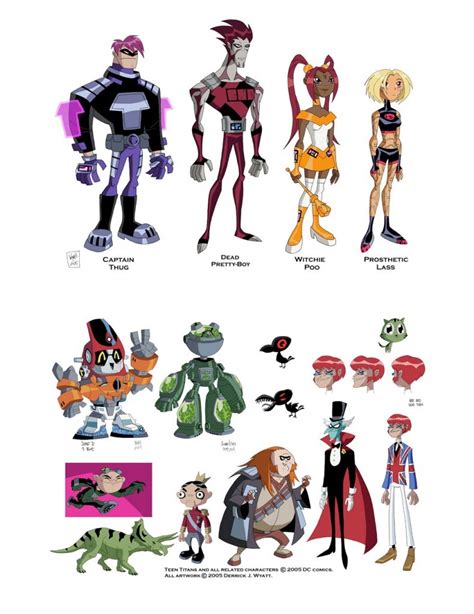 CHARACTER MODEL — Teen Titans characters by Derrick Wyatt [ Teen...