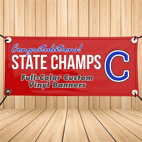 Full-Color Custom Vinyl Banner, Choose a Size