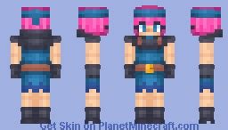 clash royale firecracker Minecraft Skin