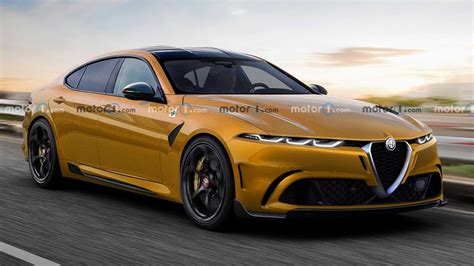 Stunning Alfa Romeo Sedan Unofficial Rendering Imagines BMW 5er Rival