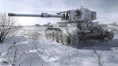 Images World of Tanks Tanks Charioteer 3D Graphics Snow vdeo game