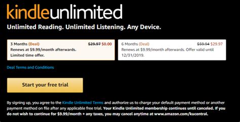 Amazon: Kindle Unlimited Subscription 3-Months for FREE!