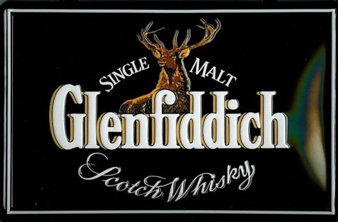 GLENFIDDICH LOGO SCOTCH Whisky Single Malt Embossed Metal Wall | Etsy