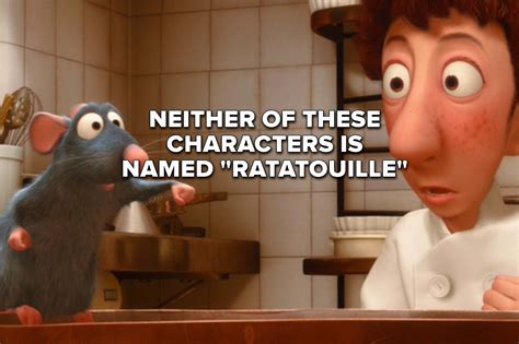 Ratatouille movie characters - opmveri