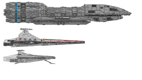 Battlestar, Venator and Acclamator Size Comparison by MartinKassemJ120 on DeviantArt