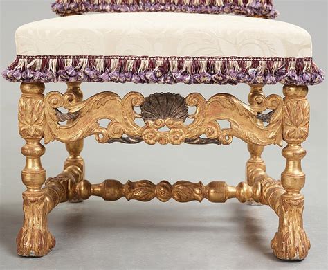 A pair of French Baroque chairs, circa 1700. - Bukowskis