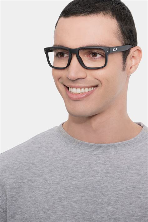 Oakley Holbrook Rx - Rectangle Black Frame Glasses For Men | Eyebuydirect Canada