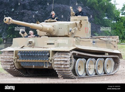 Tiger 1 Tank 131 from at Tankfest 2016 Fury Movie Stock Photo - Alamy