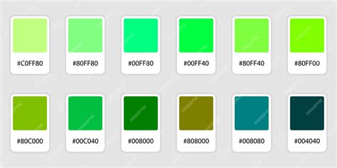 Emerald Green Pantone Color Chart – NBKomputer