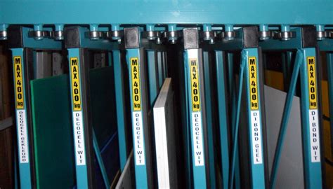 Metal sheet rack vertical - Eurostorage | Storage sheets and profiles