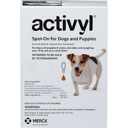 Activyl for Dogs - 6 Month Supply (14-22 lbs) - Walmart.com