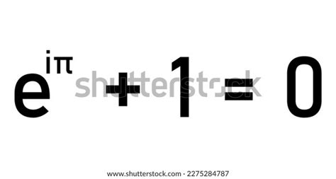 Eulers Identity Mathematics Vector Stock Vector (Royalty Free) 2275284787 | Shutterstock