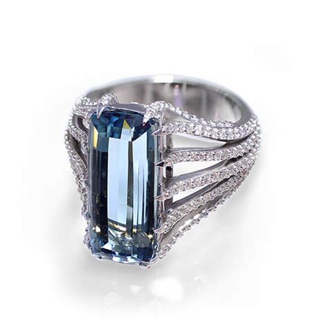 Blue Tourmaline Ring - Jewelry Designs