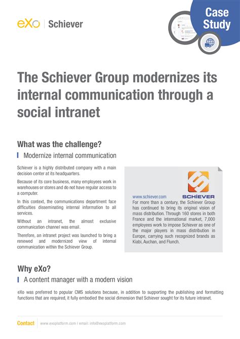 The Schiever Group modernizes its internal communication thr