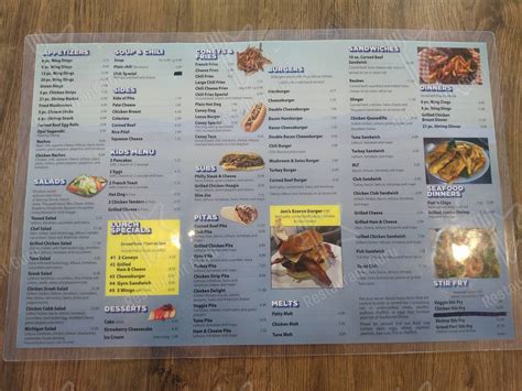 Menu at Grand Port Grill cafe, Ecorse