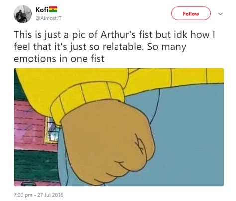 The background of the Arthur’s Fist meme | by Jacqueline Cheng | Medium