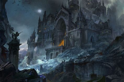 Castle Concept Art Dark Fortress