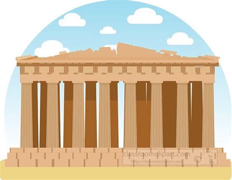 parthenon ancient greece clipart - Classroom Clip Art