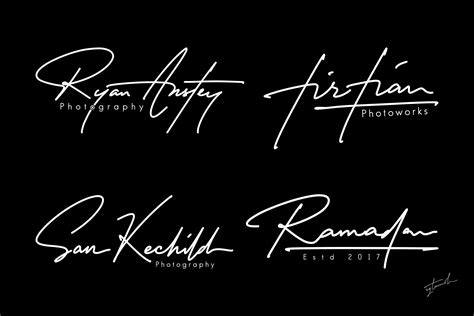 Premade Custom Cursive Handwritten Logo, Real Handwritten Signature ...