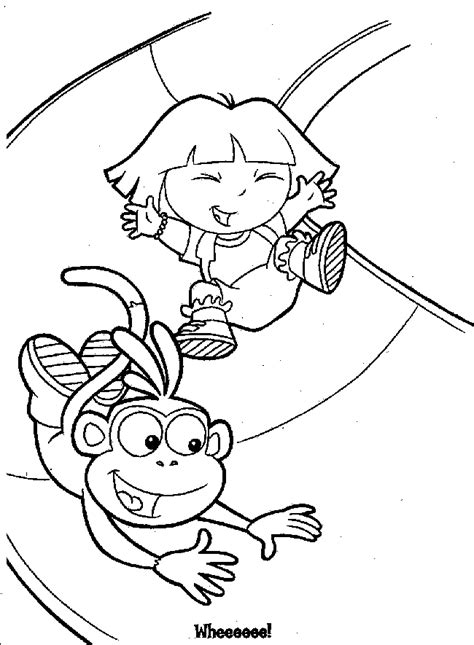 Dora And Diego Coloring Pages Free - Coloring Home