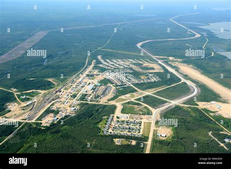 aerial, Gillam, Manitoba Stock Photo - Alamy