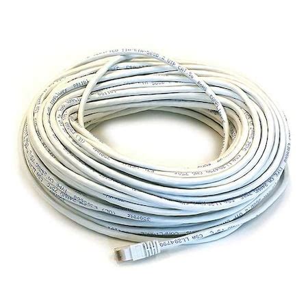 Monoprice Ethernet Cable, Cat 5e, White, 100 ft. 148 | Zoro