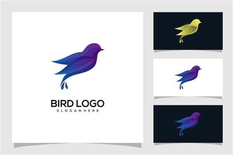 Premium Vector | Abstract bird logo design