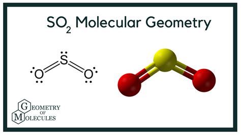 SO2 Molecular Geometry,Shape and Bond Angles (Sulfur Dioxide) | Molecular geometry, Molecular ...