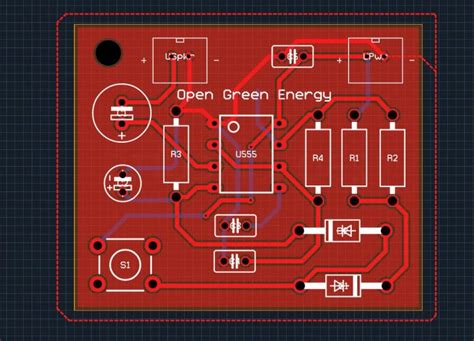 Simple 555 Timer ‘Door Bell’ is Great for Learning Autodesk Circuits, PCB Layouts @ADSKCircuits ...