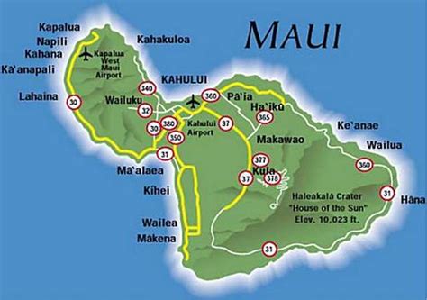 Lahaina Shopping Map