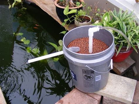 DIY pond filter design – garden pond ideas and construction tips