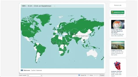 Seterra - World: Large Countries 1:09 - YouTube