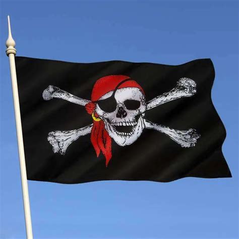 Pirate Flag 3x5 ft Calico Flag Balloween Jolly Roger Skull Flag ...