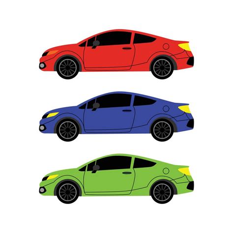 Modern flat car vector side view 13660040 Vector Art at Vecteezy