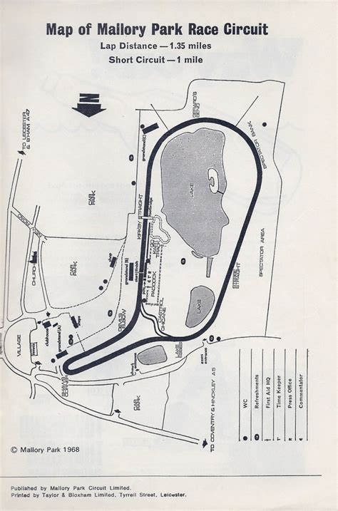 Mallory Park Map