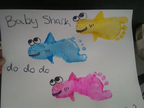 Baby Shark Crafts For Toddlers