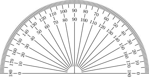 Printable Protractor - Cliparts.co