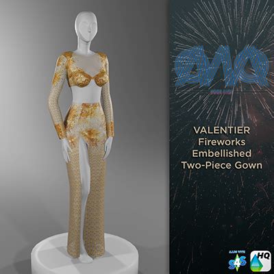 Download Valentier - Fireworks Embellished Two-Piece Gown - The Sims 4 Mods - CurseForge