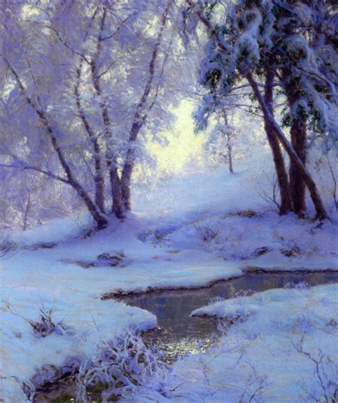 Winter Landscape Painting | Walter Launt Palmer Oil Paintings