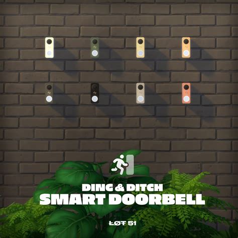 Ding & Ditch Smart Doorbell - Screenshots - The Sims 4 Mods - CurseForge