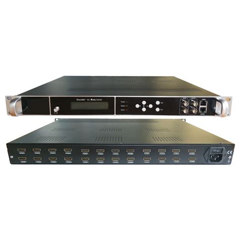 HDMI RF Modulator 24 Channels HDMI input to IP/RF/ASI output Encoding to Modulator RF2408A ...