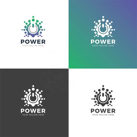 Power Professional Logo Design Template - Graphic Delta | Graphic Templates Store