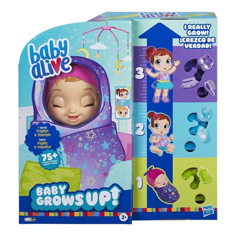 Baby Alive: Growing Doll Shining Skylar/Star Dreamer, Brown Hair, 14-Inch, 3+ Years - Walmart.com