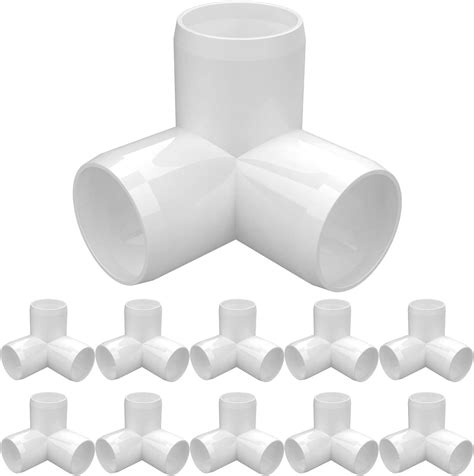 Buy letsFix 3-Way 1 inch PVC Fitting, PVC Elbow PVC Pipe Connectors ...