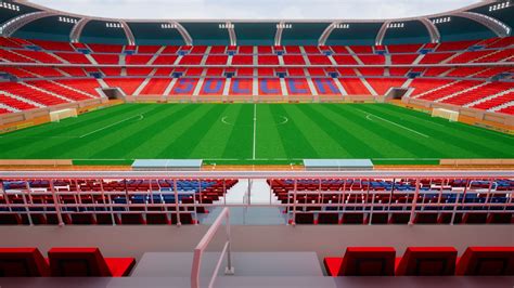 Red Stadium in Environments - UE Marketplace