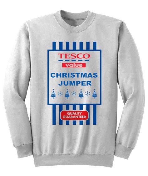 Tesco Value Christmas fun CHRISTMAS jumper Sweatshirt NEW XS-XXL - Reverb Clothing